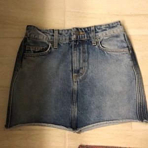 LF Blue Denim Mini Skirt